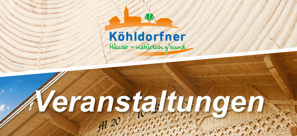 Terminvorschau Veranstaltungen 1 Hj 21 Kohldorfner Holzbau Gmbh