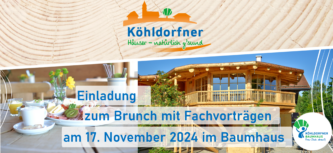 Baufamilienbrunch mit Fachvorträgen